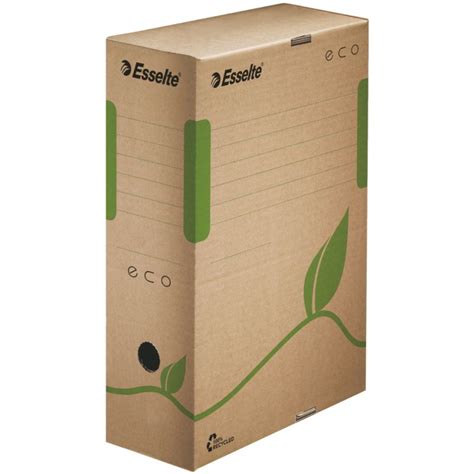 Esselte Archiv Schachtel ECO DIN A4 Braun B 100 Mm