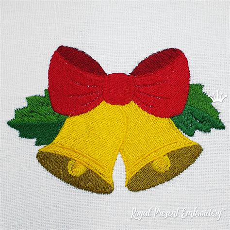 Christmas Bells Royal Present Embroidery