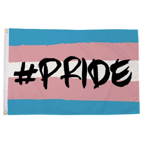 Hashtag Pride Transgender Flag 5ft X 3ft Premium Uk