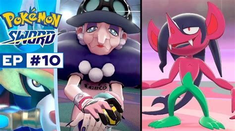 Pokemon Sword And Shield Part 10 Vs Gym Leader Opal Youtube