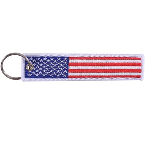 American Flag Keychain America The Beautiful Flags Flagpoles