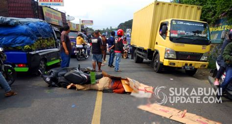 Polisi Beberkan Kronologi Pengendara Matik Terlindas Truk Di Parungkuda