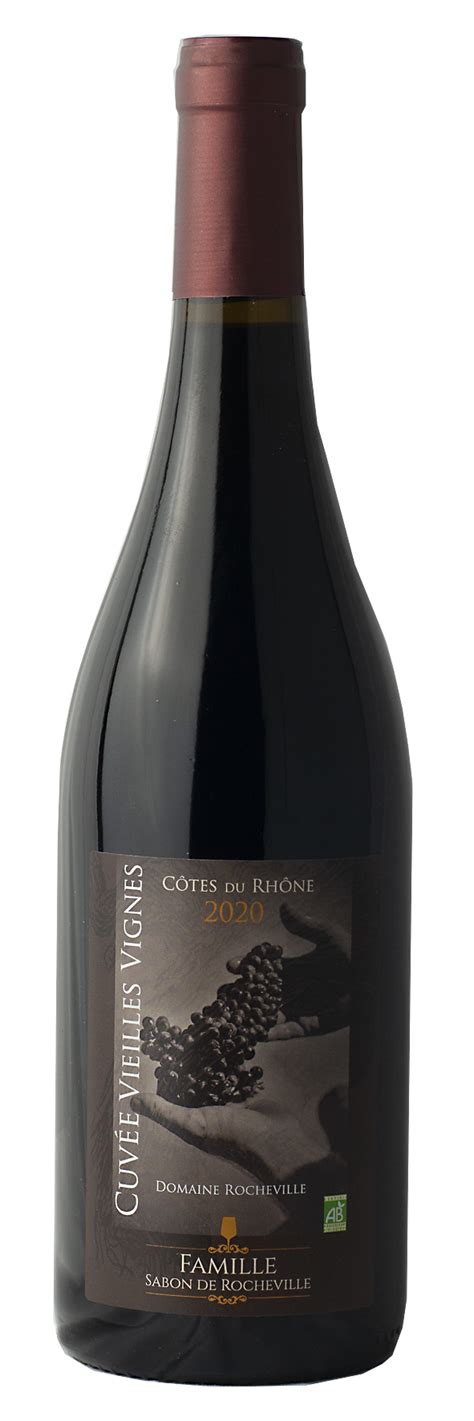 Côtes du Rhône rouge Bio 2021 cuvée Vieilles Vignes NOS VINS