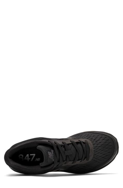 New Balance 847v4 Walking Sneaker In Black/ Black | ModeSens