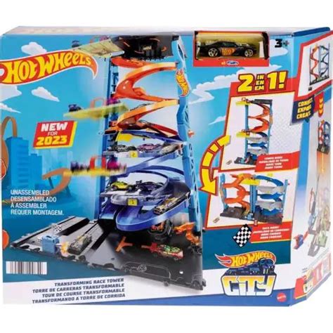 Hot Wheels City Mega Garage Track Set Stores More Than Cars Mattel Toys ToyWiz