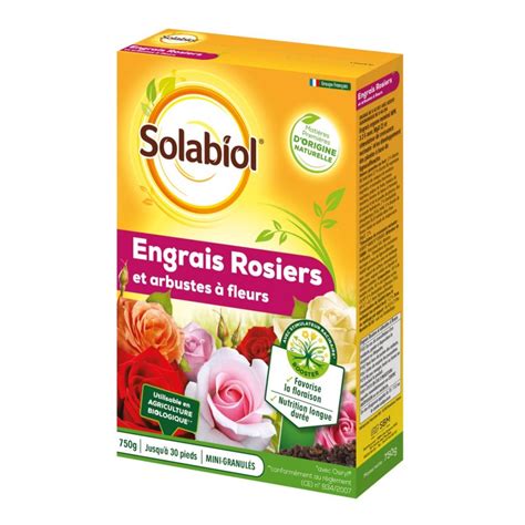 Solabiol Engrais Rosiers Et Arbustes Fleurs Uab G