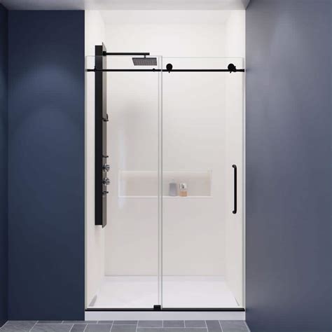 Reviews For ANZZI Madam Series 48 In X 76 In H Sliding Frameless