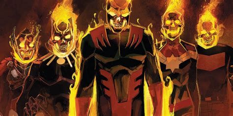 Marvel S Avengers Turn Into A Team Of Ghost Riders