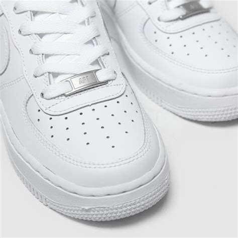 Kids Youth White Nike Air Force 1 Trainers Schuh