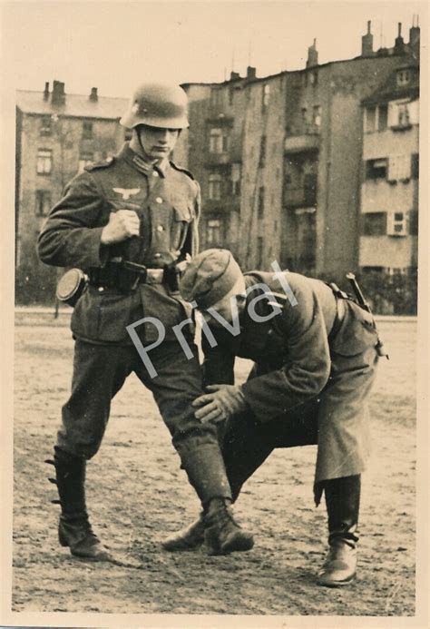 Foto Wk Ii Wehrmacht Rekruten Ausbildung Letzter Schliff K