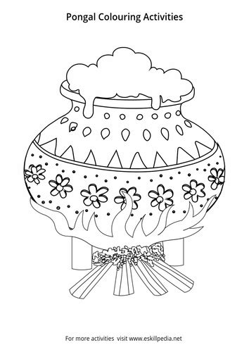 Pongal Coloring Activity Sheets | Teaching Resources