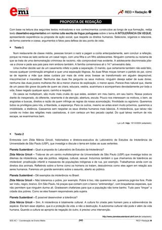 Redação tipologia textual PDF