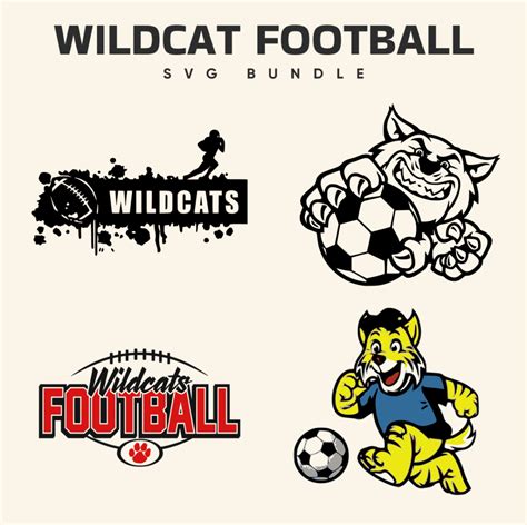 Wildcat Football Svg Files Masterbundles