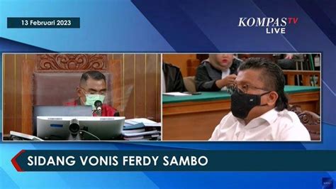 Ferdy Sambo Divonis Mati Hakim Simpulkan Bukan Motif Pemerkosaan Dan