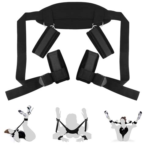 Double Couple Bdsms Bed Restraints Kit Sex Toys Wrist Leg Restraint