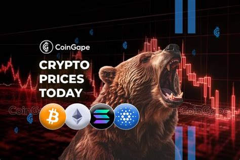 Crypto Prices Today April 27 Bitcoin At 62K ETH Drops SOL XRP Lose