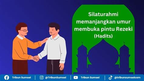 Hadits Tentang Keutamaan Silaturahmi Arab Latin Dan Arti