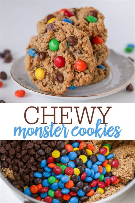 Easy Monster Cookies Recipe Video Lil Luna