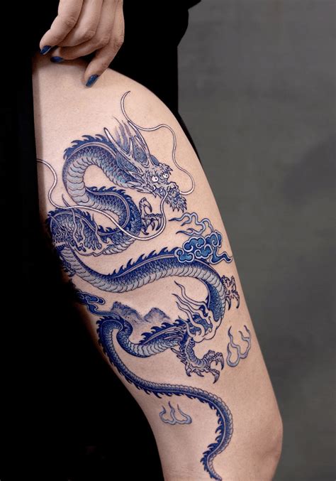 29+ Sensational Blue Dragon Tattoo Designs Sure To Mesmerize