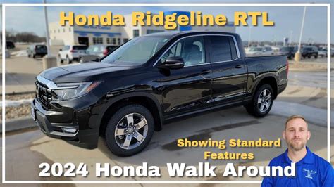 Honda Ridgeline Rtl Walkaround Standard Features Youtube