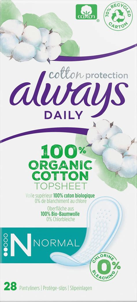 Always Daily Organic Cotton Normal Pikkuhousunsuoja Sokos Verkkokauppa