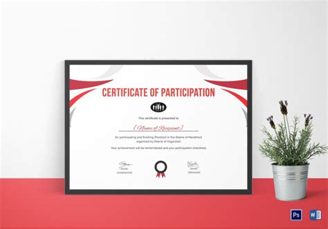 Running Certificates Templates Free Professional Template Intended For