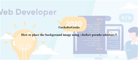 Wie Platziere Ich Ein Hintergrundbild Mit Before Pseudoselektoren In