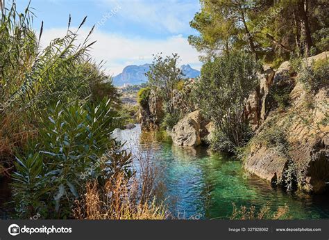 Beautiful Algar Waterfalls, Alicante Spain. Stock Photo by ©selinairina ...