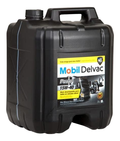 Óleo Motor Mobil Delvac Vida Longa 15w40 Balde 20 Litros Parcelamento