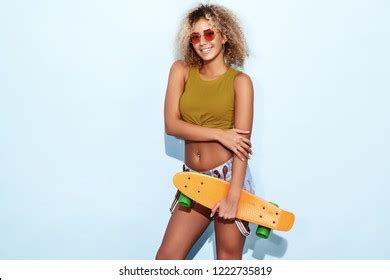 Portrait Sexy Hot Black Woman Blond Stock Photo Shutterstock