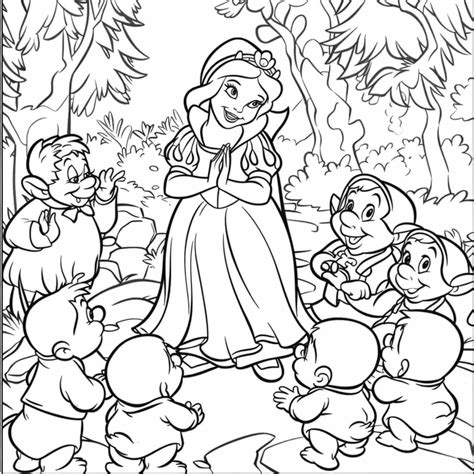 39 Desenhos Para Colorir Da Branca De Neve Grátis Imprimir Ou Colorir