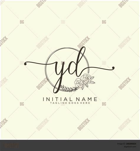 Yd Letter Initial Vector And Photo Free Trial Bigstock