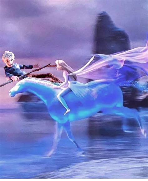 Elsa Y Jack Frost Dark Jack Frost Jack And Elsa Disney Frozen Elsa