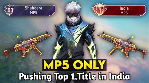 Pushing Top Title In India Solo Br Rank Weopon Glory Push In Season