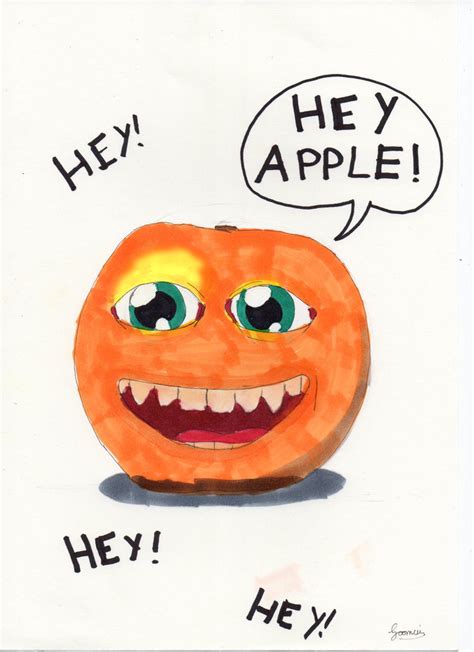 Hey Apple -Annoying Orange- by Goomuin on DeviantArt