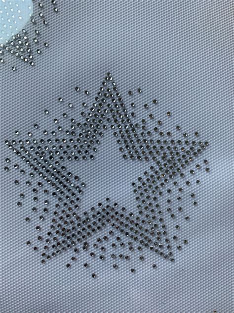 Star Clear Rhinestone Iron On Hotfix Transfer Bling Diy Etsy