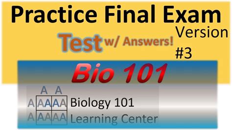 Biology Final Exam Review Biology 101 Final Exam Review Bio 101 Final Exam Review Youtube