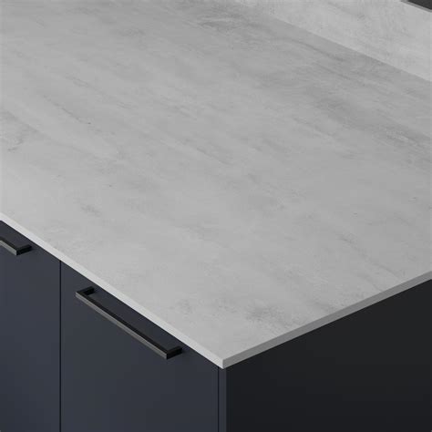 Howdens 3m X 12mm Square Edge Urban Concrete Effect Compact Laminate