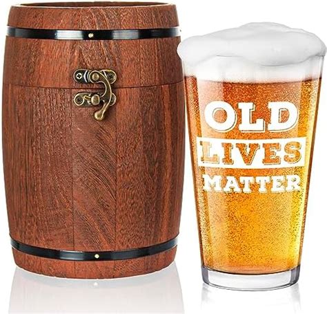 Lighten Life Old Lives Matter Vaso De Cerveza De Onzas Vaso De