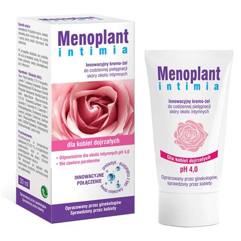 Menoplant Intima krem żel do pielęgnacji skóry okolic intymnych 30 ml