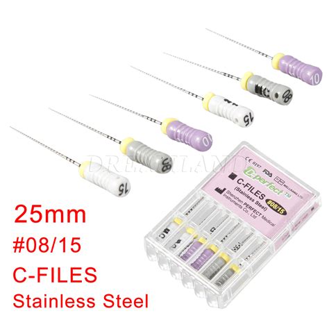 Pcs Endodontic Stainless Steel C Files Mm Assorted For Hand Use Root