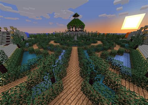 French garden : The four Seasons Minecraft Map