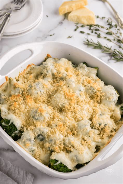 Easy Cheesy Broccoli Au Gratin Recipe The Fresh Cooky