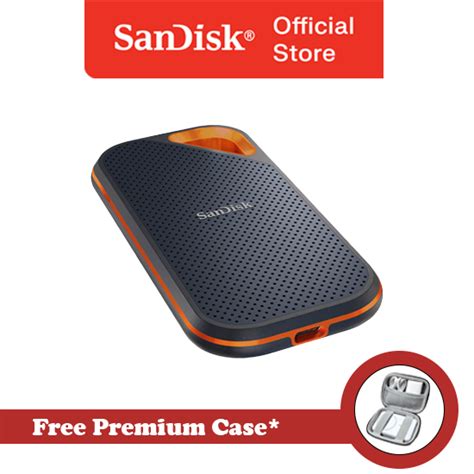 Jual Sandisk Extreme Pro Portable Ssd V2 E81 Up To 2000mbps Usb 32 2tb Free Premium Case