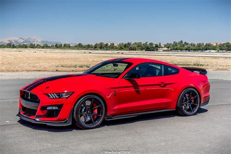 Ford Shelby Mustang Gt Red Signature Sv Wheel Front