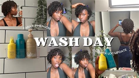 Moisturizing Loc Wash Day No Retwist L Ft Taraji P Henson Hairline 11