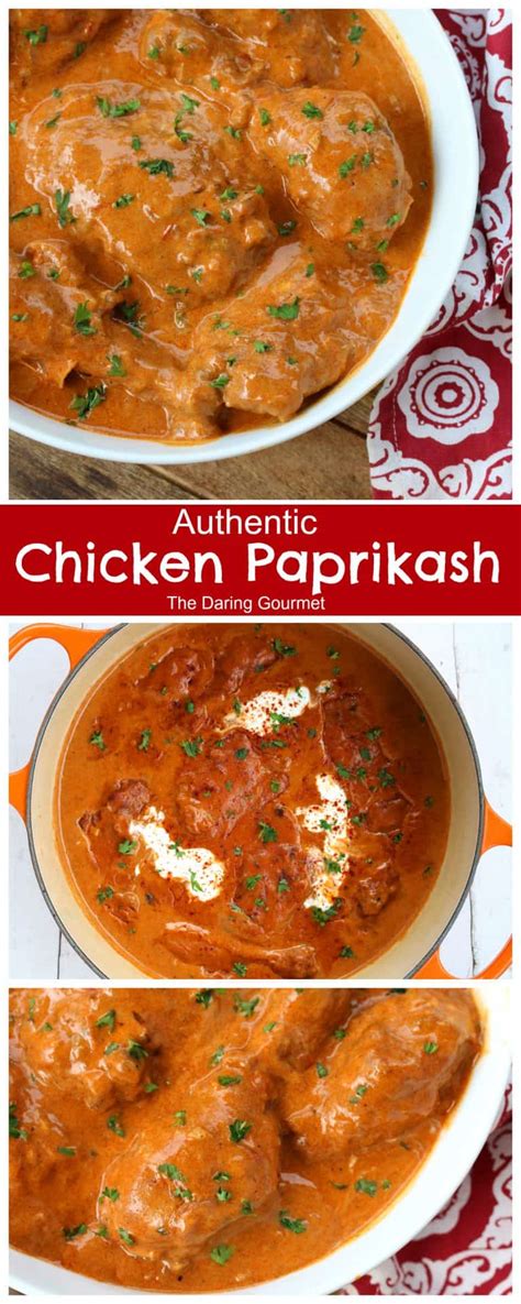 Authentic Chicken Paprikash Paprikás Csirke The Daring Gourmet