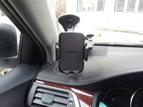 Держатель для телефона Samsung — Toyota Camry (XV50), 2,5 л, 2013 года ...