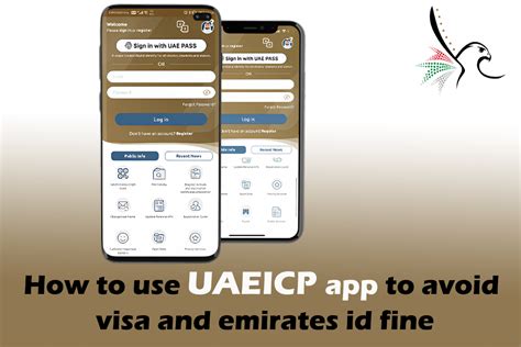 How To Use Uaeicp App To Avoid Visa And Emirates Id Fine