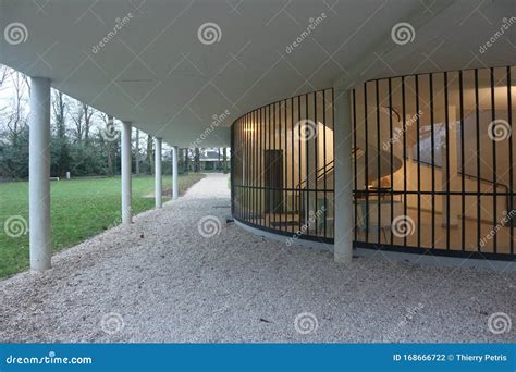 Villa Savoye Curtain Wall Le Corbusier Editorial Photography Image